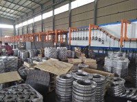 Flange plastic coating workshop